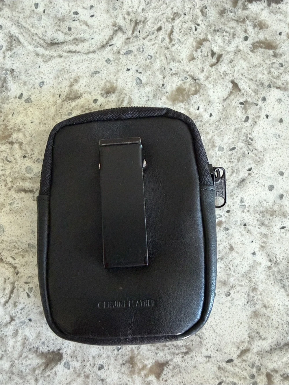 Leather Pouch - Black